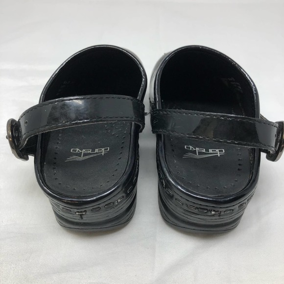 Dansko Toddler Jemma Patent Leather Clogs - Picture 6 of 10